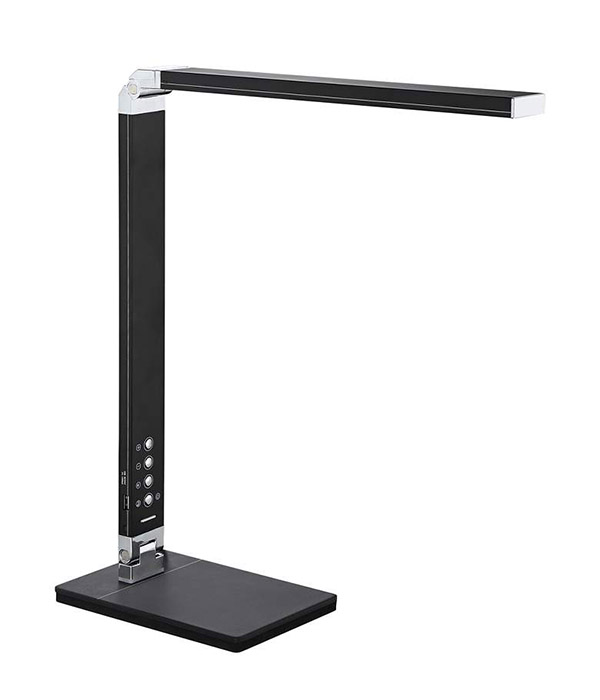 Jett LED Desk Lamp with USB Port and Night Light